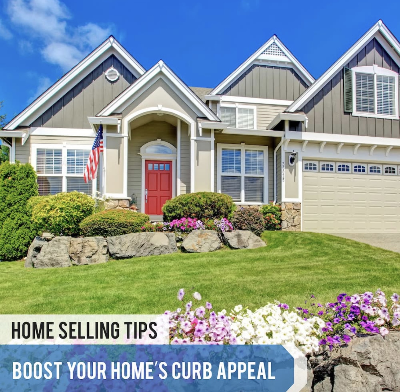 Front view of a well-maintained home in Lincoln County NC, used to highlight selling real estate tips from local Realtor Tina Clark.